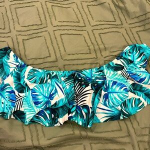 Tropical bikini top size medium
